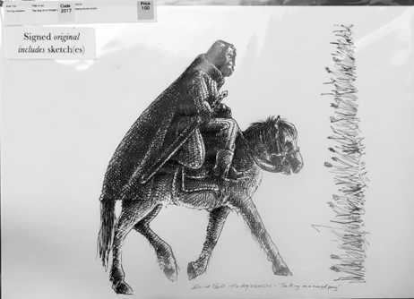'The King on a Mongol Pony'
From 'The Dog Assassins'.
$NZ100 (approx $US66, £51, €56) 'The King on a Mongol Pony'
From 'The Dog Assassins'.
$NZ100 (approx $US66, £51, €56)